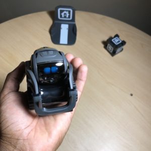 50 Things You Can Ask Vector: The Robot with a Mind of its Own - Rodney holding Vector