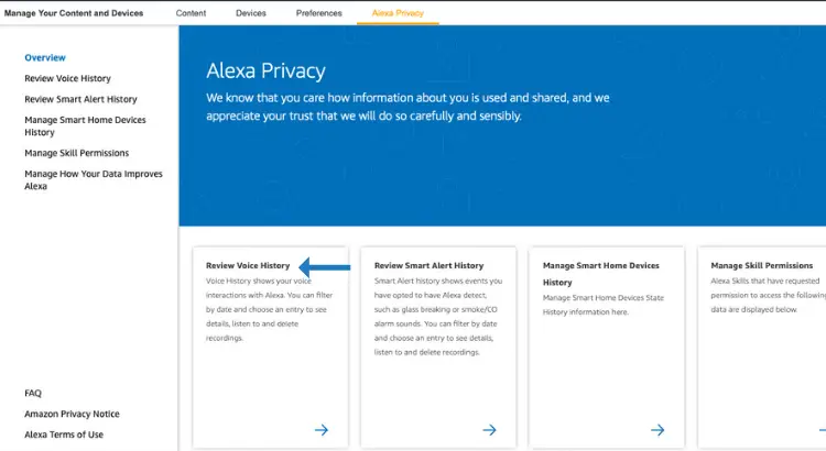 How to Delete Your Amazon Alexa Voice History - Alexa Privacy,